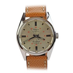 Valgine Edelstahl Sportman Incabloc Armbanduhr