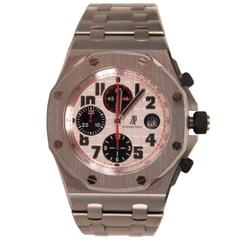 Audemars Piguet Chronograph Calibre Selfwinding Steel and Rubber Black  and Red 