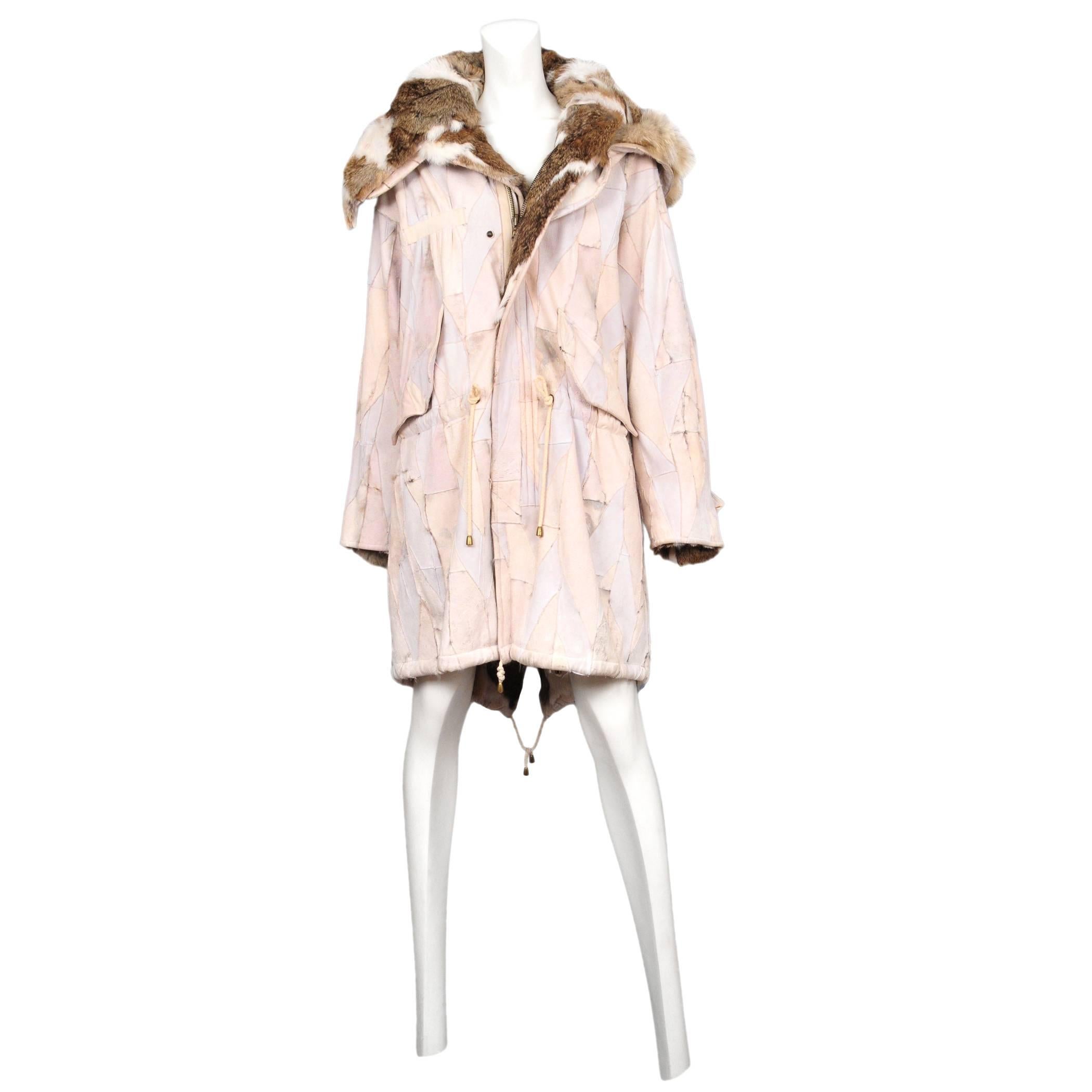 McQueen Patchwork Fur Jacket