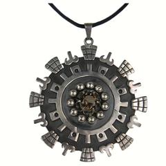 Massive Sterling Silver Mexican Pendant 4