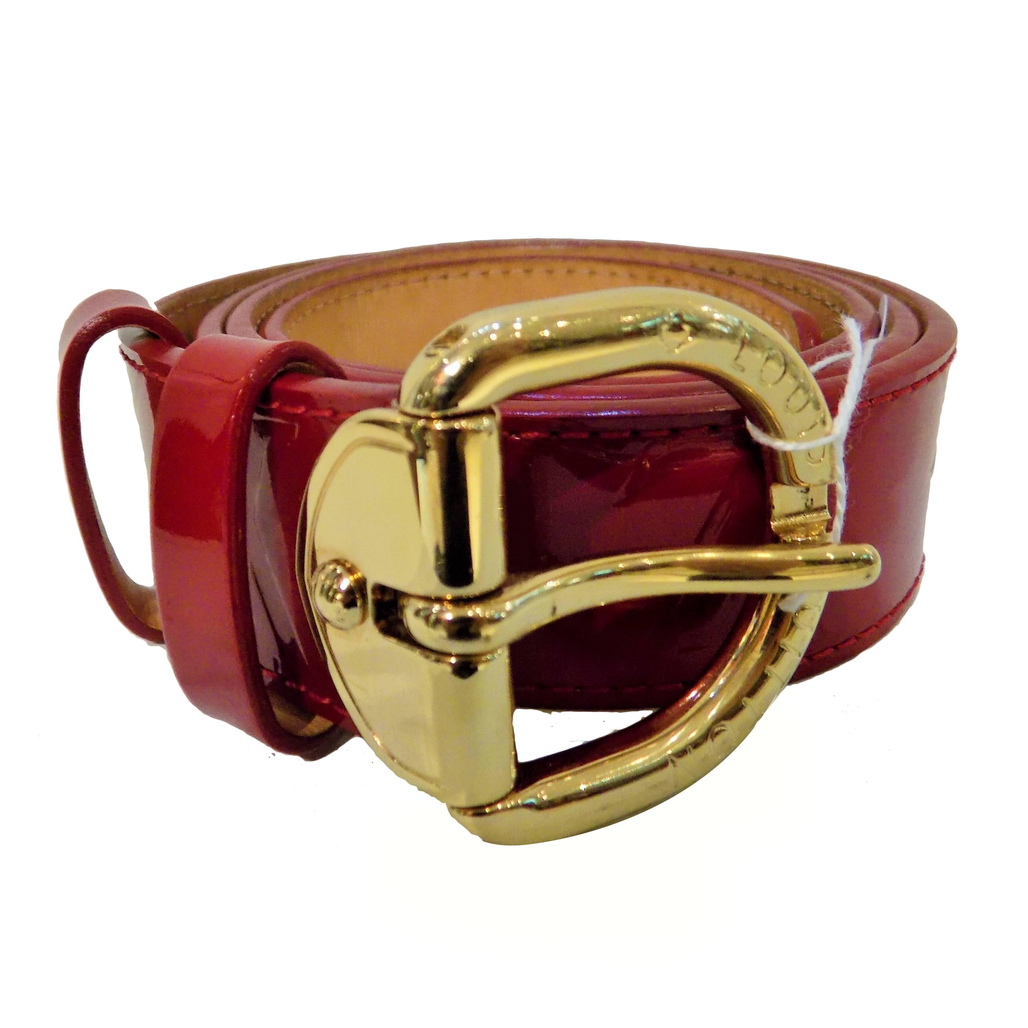Louis Vuitton Red Belt