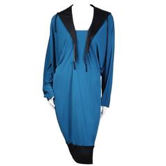Jean Paul Gaultier Jersey Hoodie Dress circa 1980s 3
