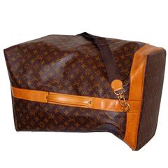 Used Louis Vuitton Sac Marin Bag Monogram Extra Large Duffle with Shoulder Strap 1992