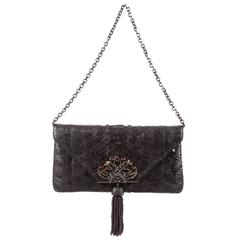 Judith Leiber NEW Snake Beaded Evening Chain 2 in 1 Clutch Shoulder Bag 2