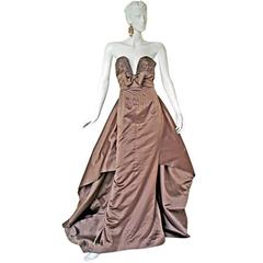 Valentino Hi Impact Entrance Column Runway Ball Gown 5