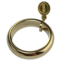 Contemporary Wedding Ring Unoaerre 18 Karat Yellow Gold Customizable