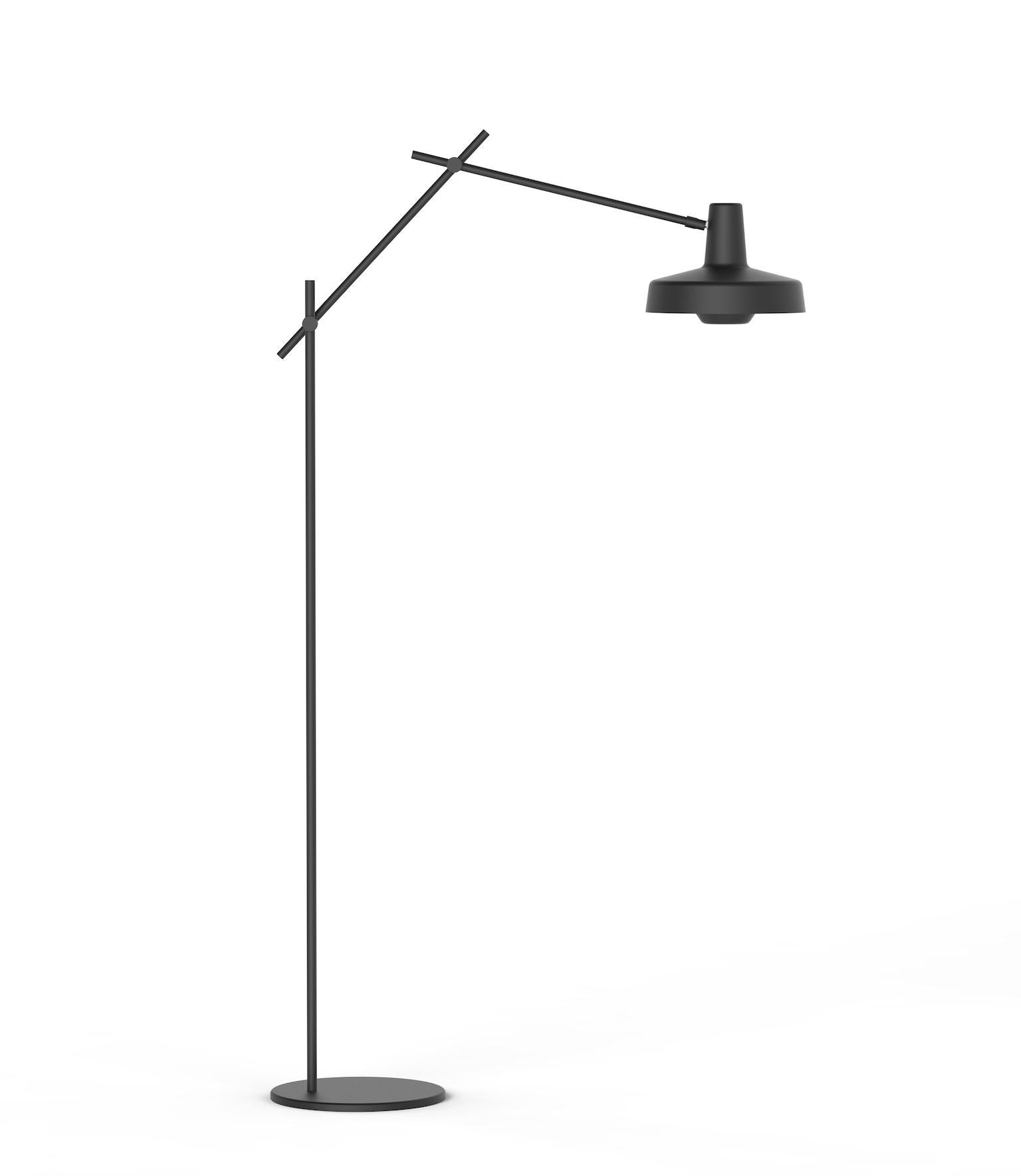 For Sale: Black Grupa LED Arigato 1 Light Floor Lamp by Filip Despot, Ivana Pavic, Tihana Taraba