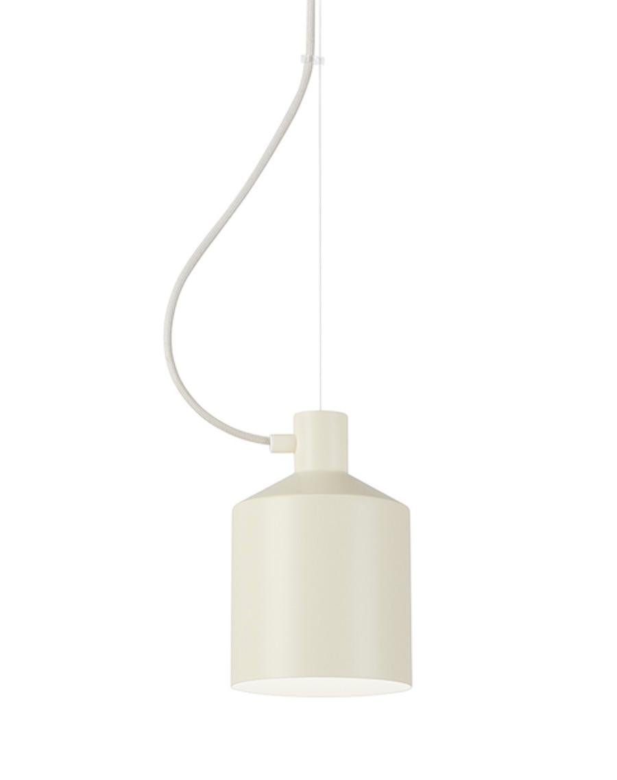 En vente : White (Ivory) Pendentif Silo Zero LED par Note Design Studio