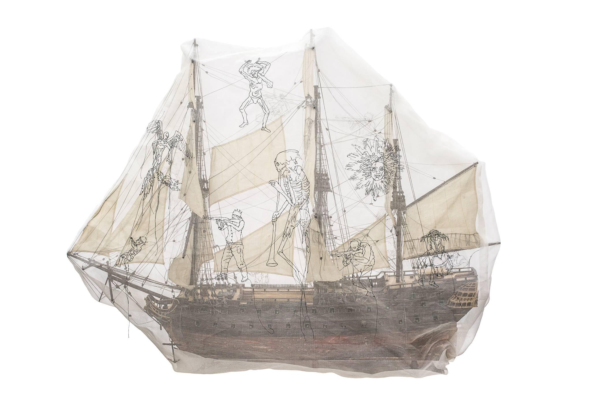 The Wine Dark Sea, BB - Sculpture by Hew Locke