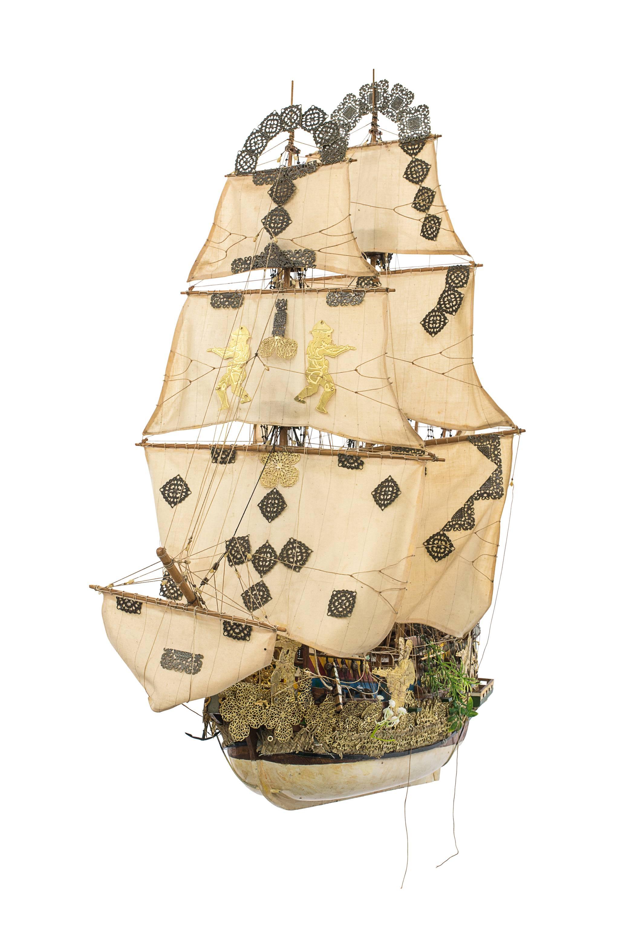 The Wine Dark Sea, DD - Sculpture by Hew Locke