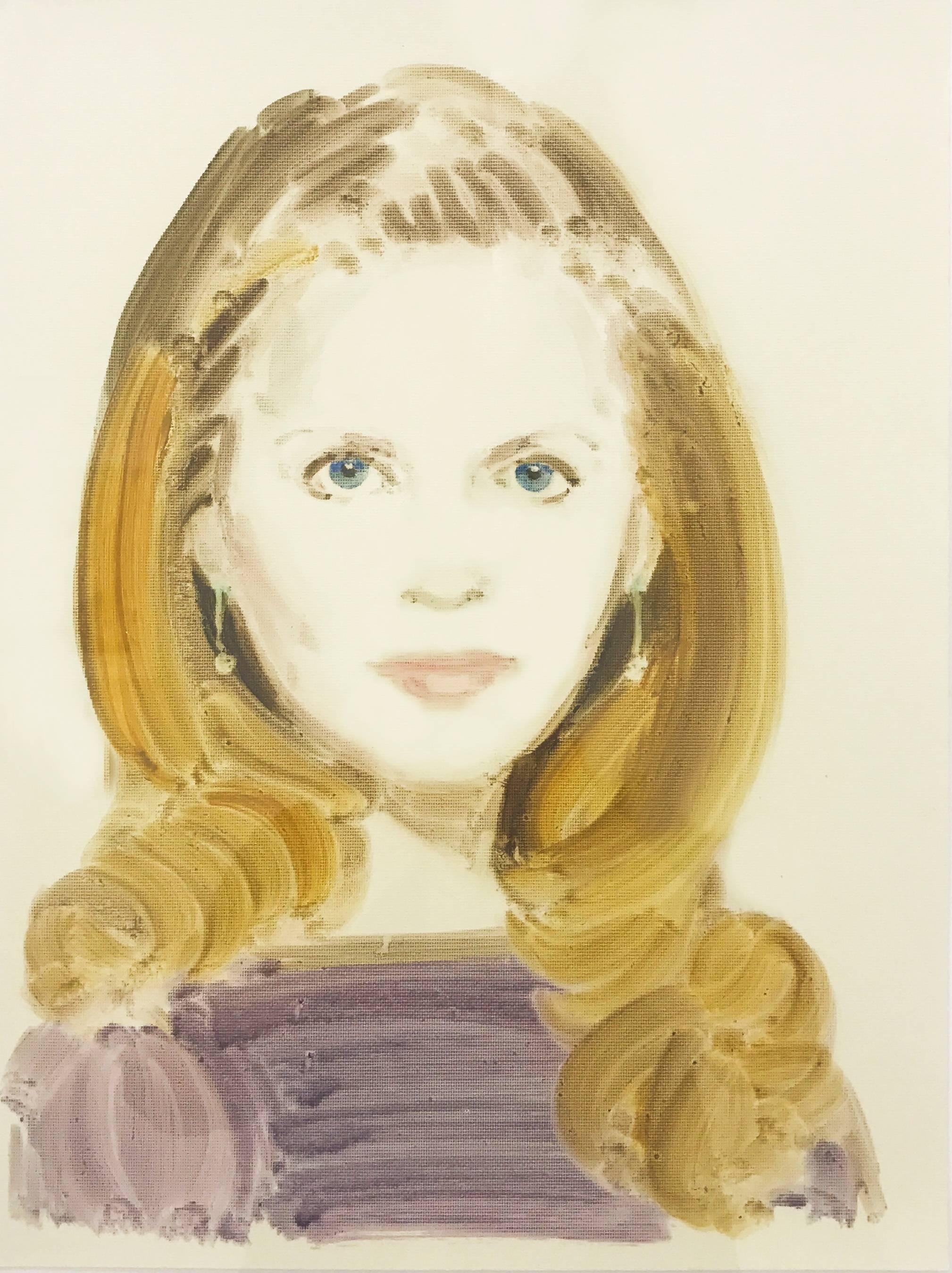 Annie Kevans Portrait Painting - Sarah Ferguson from the series "All About Eve"
