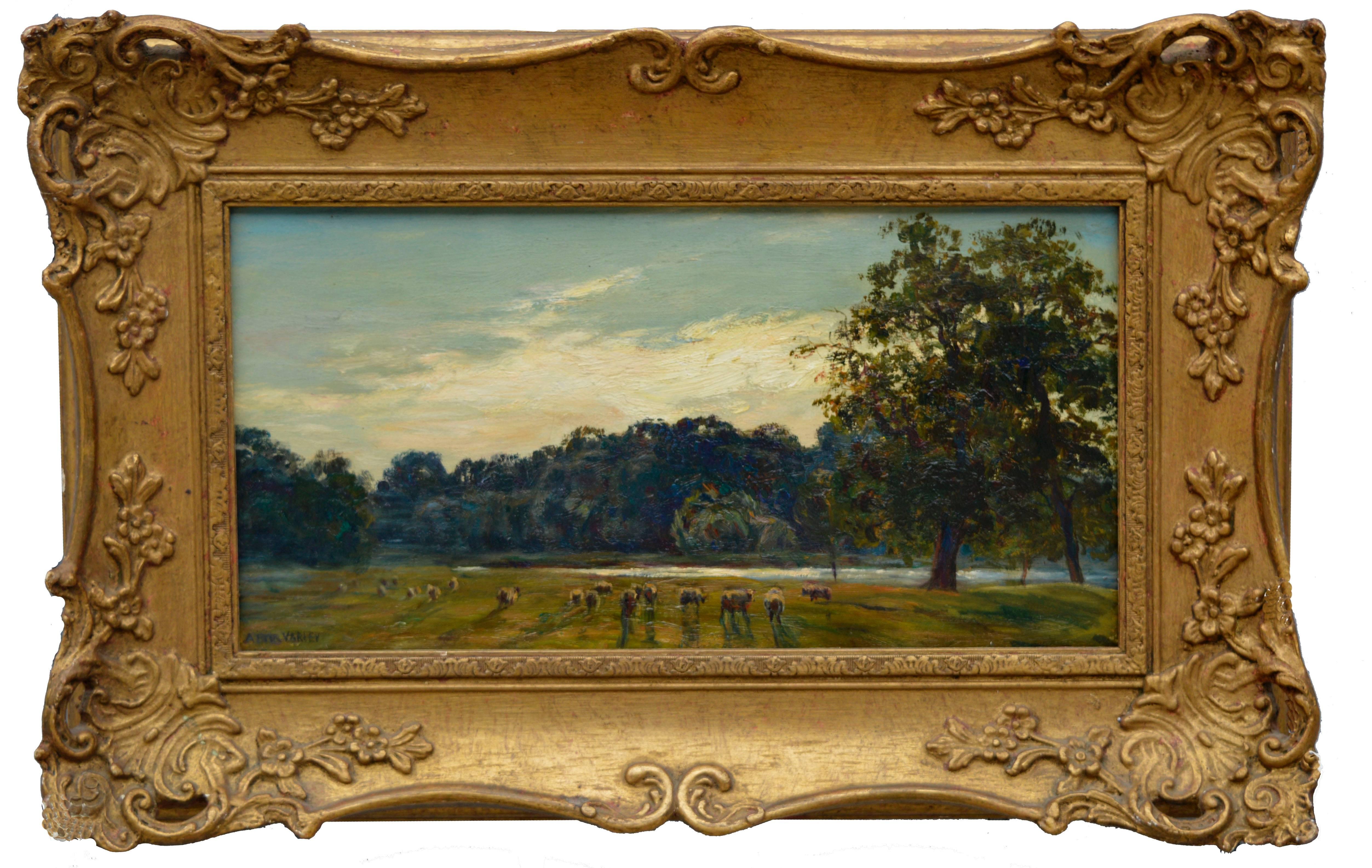 Unknown Landscape Painting - 19th Century Pastoral In Manner of John Varley