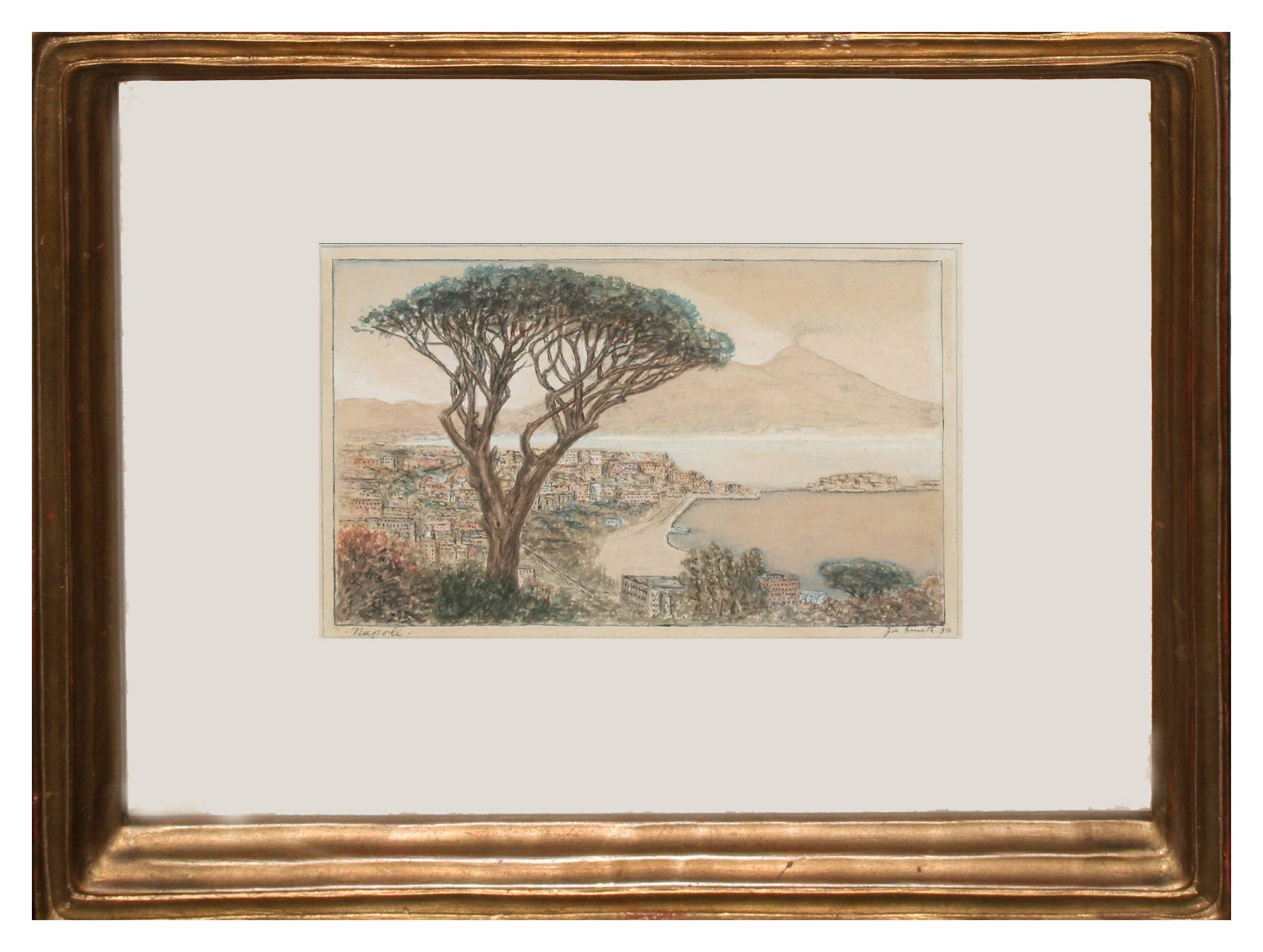 Joseph Lindon Smith Landscape Painting - Naples, 1934