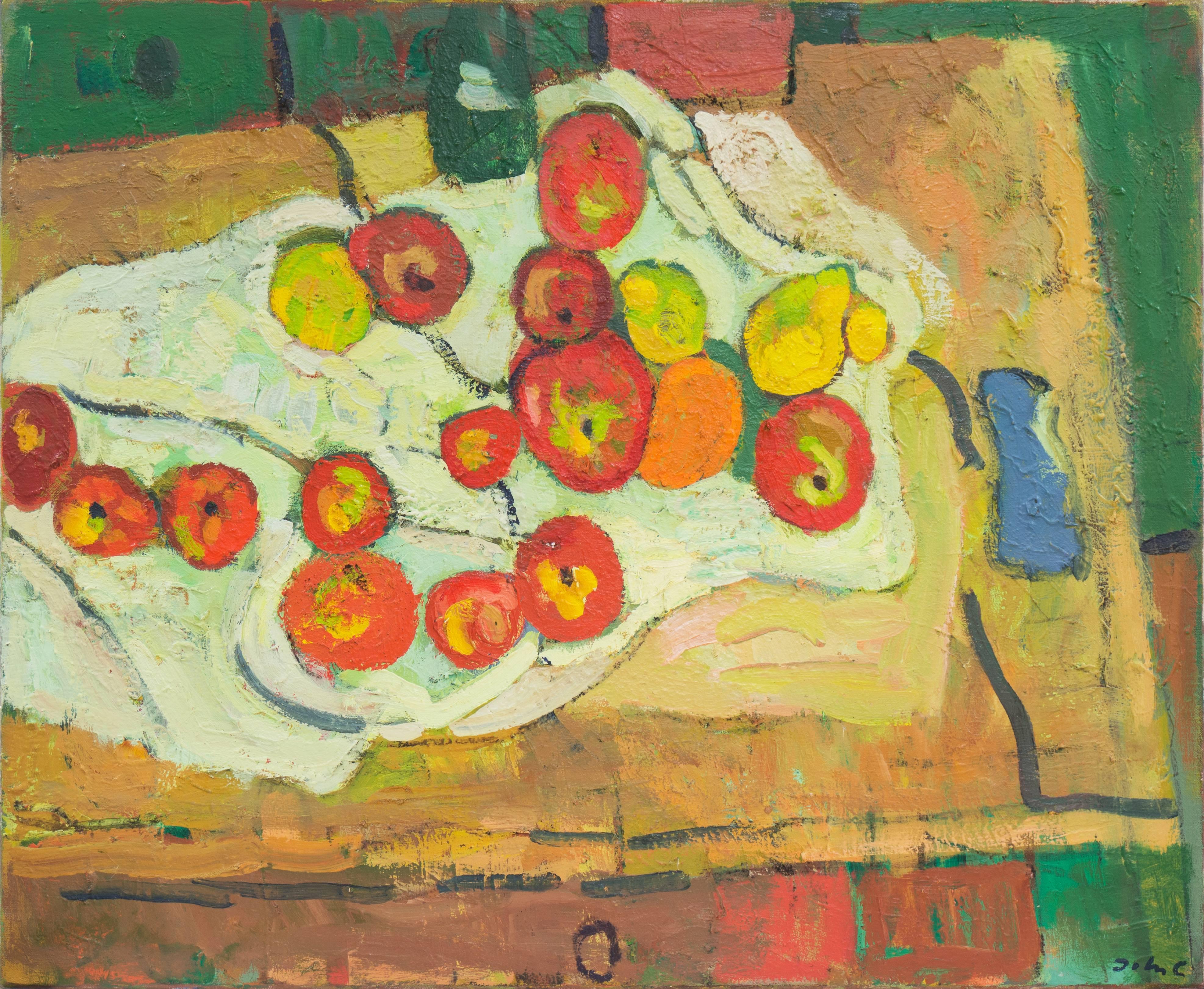 Johannes Carstensen Still-Life Painting - Still Life of Apples