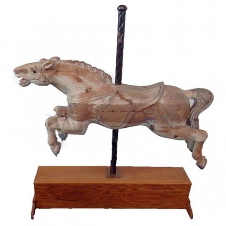 Distressed Carousel Style Horse