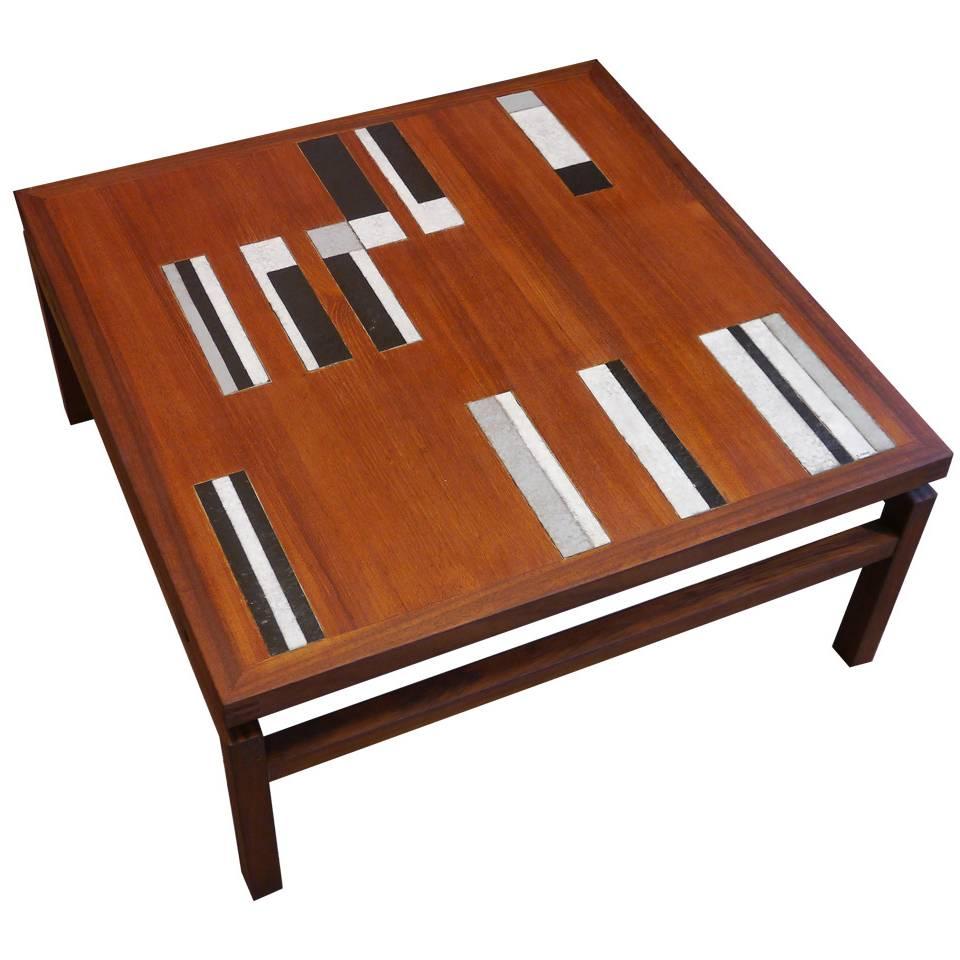 Very Rare Coffee Table by Roger Capron, France, circa 1960 For Sale