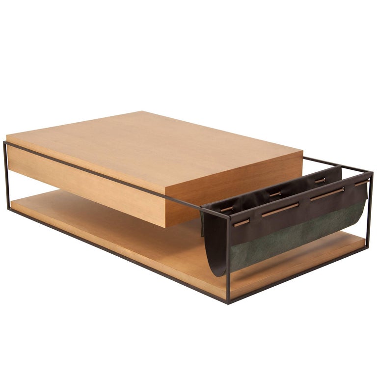 Brick Brazilian Contemporary Wood Centre Table And Magazine Holder Unique Contemporary Magazine Holder Brick Brazilian Contemporary Wood Centre Table And Magazine Holder Unique Contemporary Magazine Holder