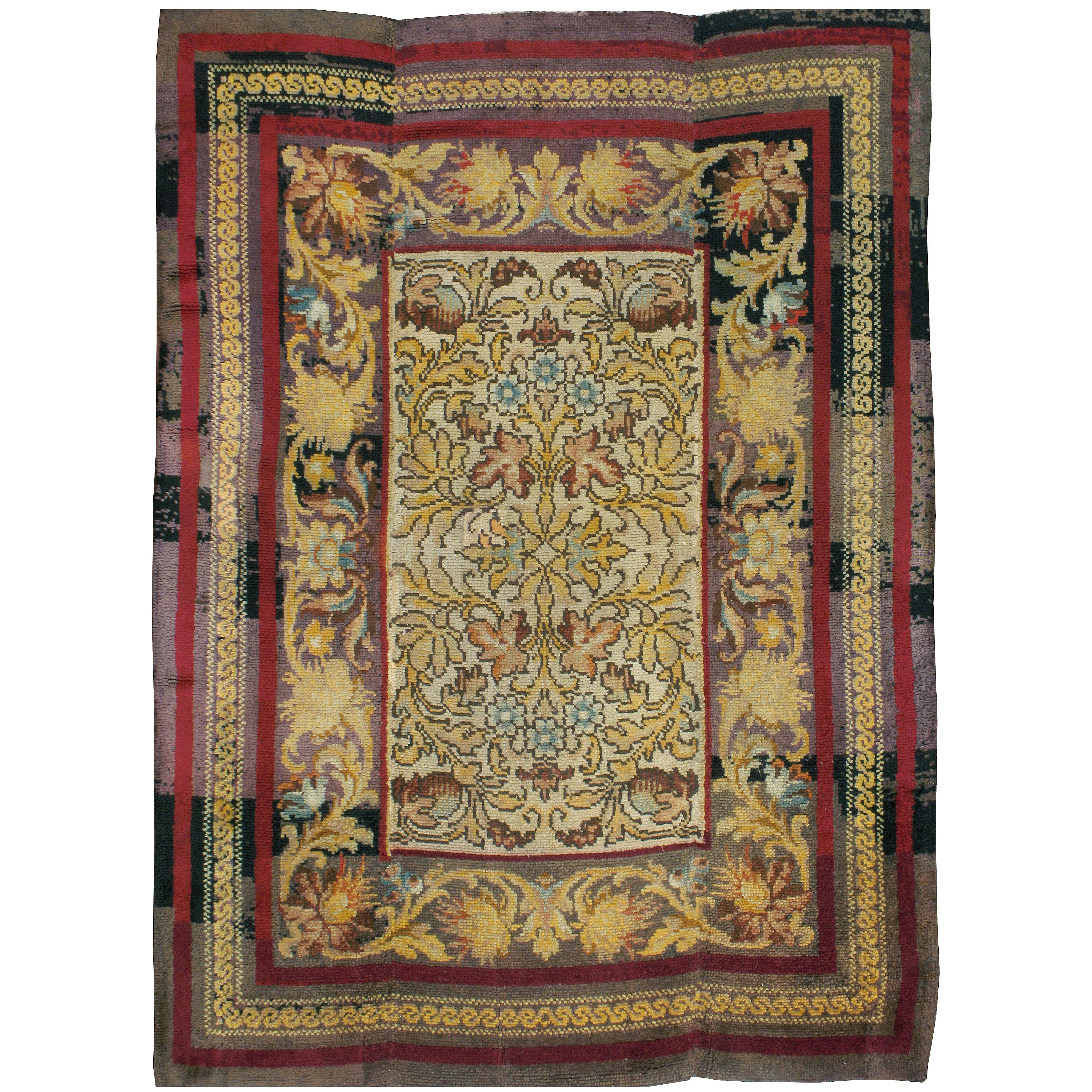 Vintage Irish Donegal Rug For Sale at 1stDibs