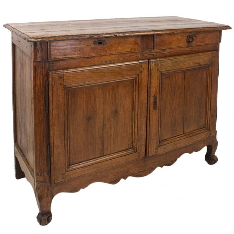 Warm, Glowing, Snail-Footed Period French Pine Buffet