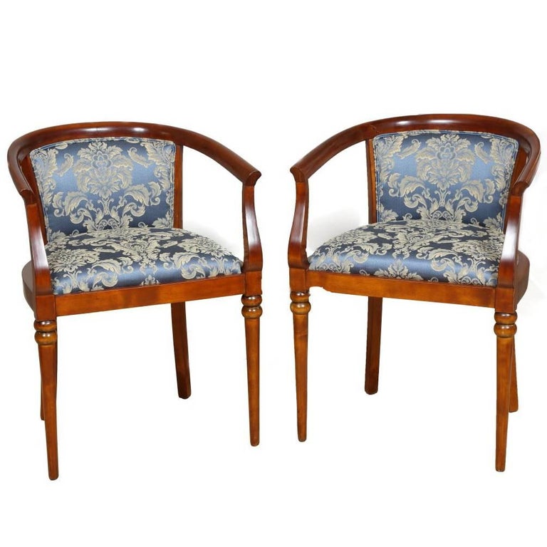 Pair Of Empire Cherry Accent Chairs Circa 1810 For At 1stdibs Pair Of Empire Cherry Accent Chairs Circa 1810 For