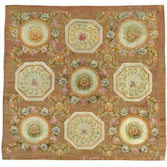 Antique French Aubusson Rug