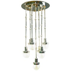 Koloman Moser Otto Wagner Steinhof Church Chandelier by Woka Lamps