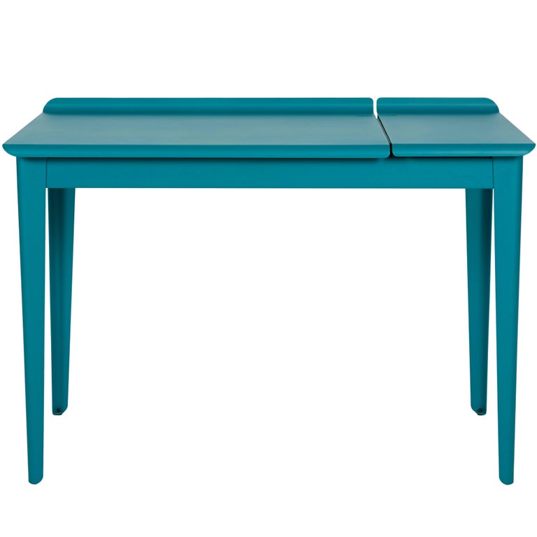 Flap Desk In Matte Teal By Tolix For At 1stdibs Flap Desk In Matte Teal By Tolix For
