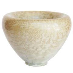 White Crystal Glazed Porcelain - Double Walled Bowl
