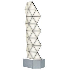 Contemporary Modular Floor Lamp Tri Light Large