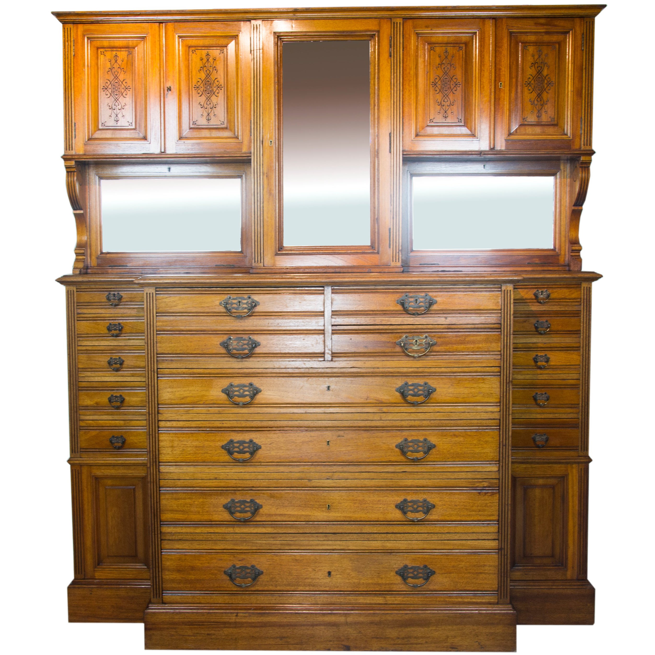 Antique Apothecary Cabinet, Antique Dentist Cabinet, Solid Walnut, 1870, B1061 Antique Apothecary Cabinet, Antique Dentist Cabinet, Solid Walnut, 1870, B1061