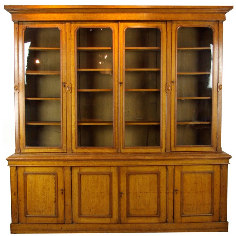 antique oak bookcase library bookcase tiger oak bookshelves 1870 b1043 for sale - Library Bookshelves antique oak bookcase library bookcase tiger oak bookshelves 1870 b1043 for sale - Library Bookshelves