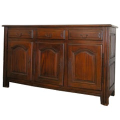 19th Century French Chestnut Wood Enfilade