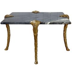 Maison Charles Bronze and Marble Coffee Table 2