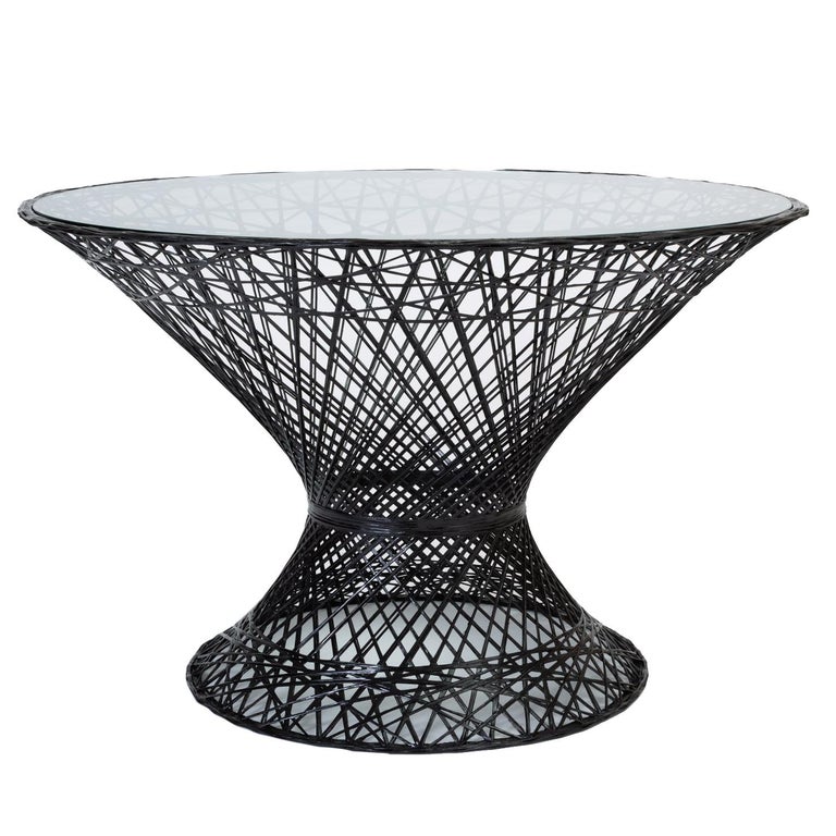 Patio Dining Table By Rus Woodard At 1stdibs Woodard Spun Fiberglass Patio Dining Table