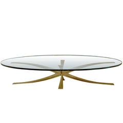 Cast Bronze Coffee Table by Michel Mangematin