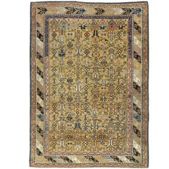 Antique Caucasian Kuba Rug