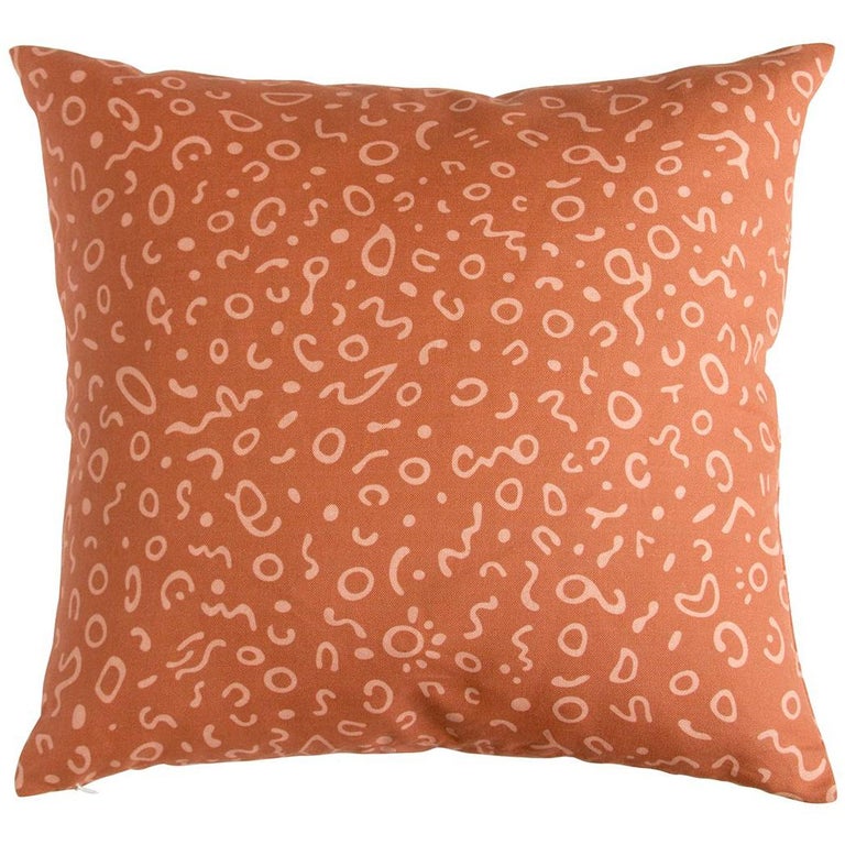 Raja Pillow In Color Isla Rust Orange And Salmon Pink For At Raja Pillow In Color Isla Rust Orange And Salmon Pink