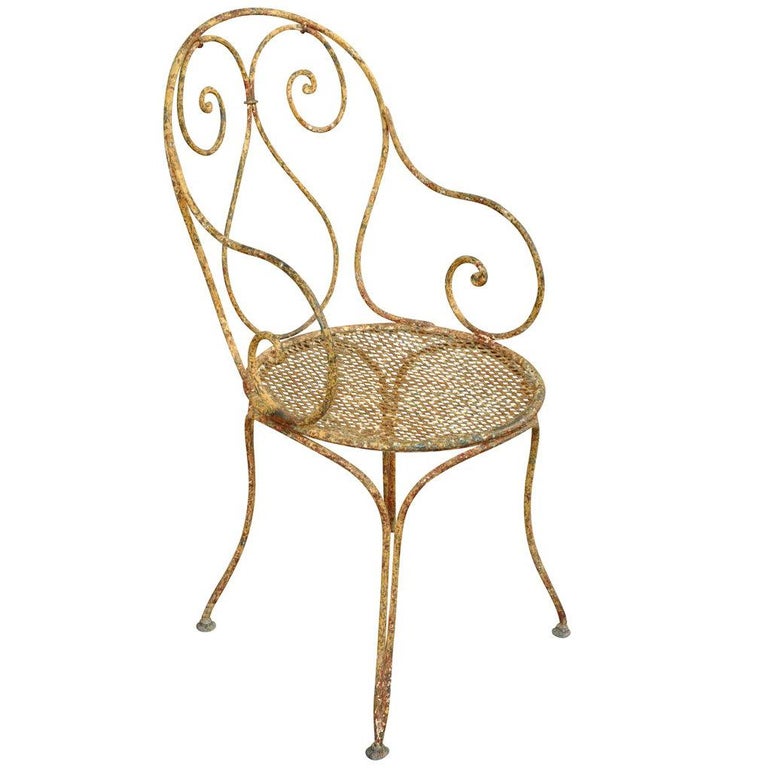 French Garden Chairs For Sale at 1stdibs