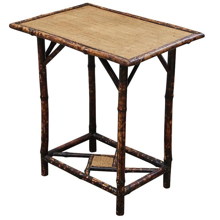 English Victorian Bamboo Table For Sale at 1stdibs