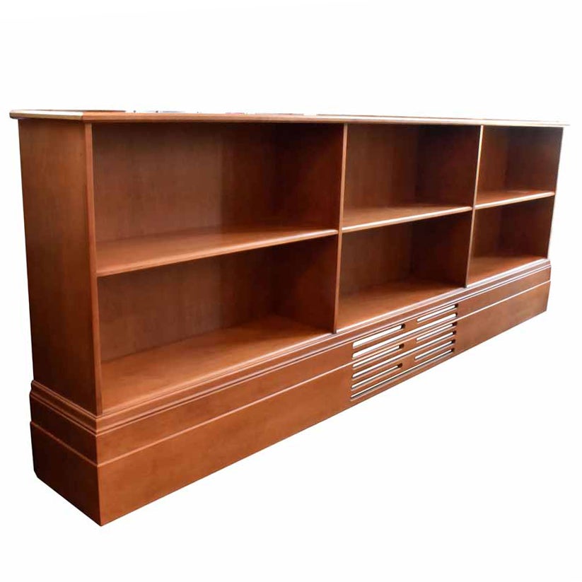 Walnut Narrow Bookcase For Sale at 1stDibs