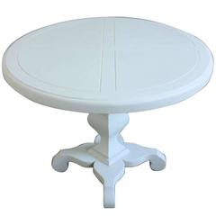 White Painted Center Table