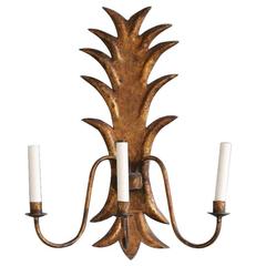 Large Spanish Gilt Sconce 2