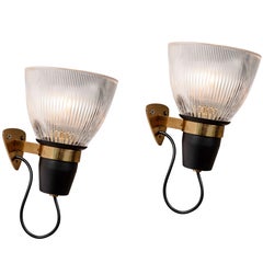 Pair of 1950s Ignazio Gardella LP5 Sconces for Azucena