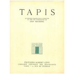 "Tapis, Presentes Par Leon Moussinac" Art Deco Carpet and Rug Designs