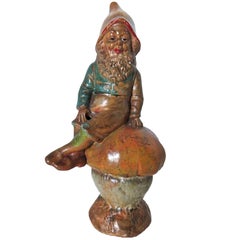 Antique "Elf" Ceramic Still Bank, circa 1900-1920