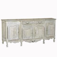 Vintage Country French Walnut Painted Buffet ~ SATURDAY SALE ~