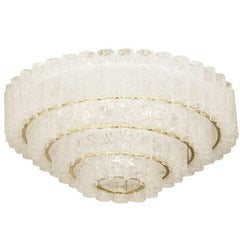Grand Scale Four-Tier Doria Flush Mount Chandelier 3