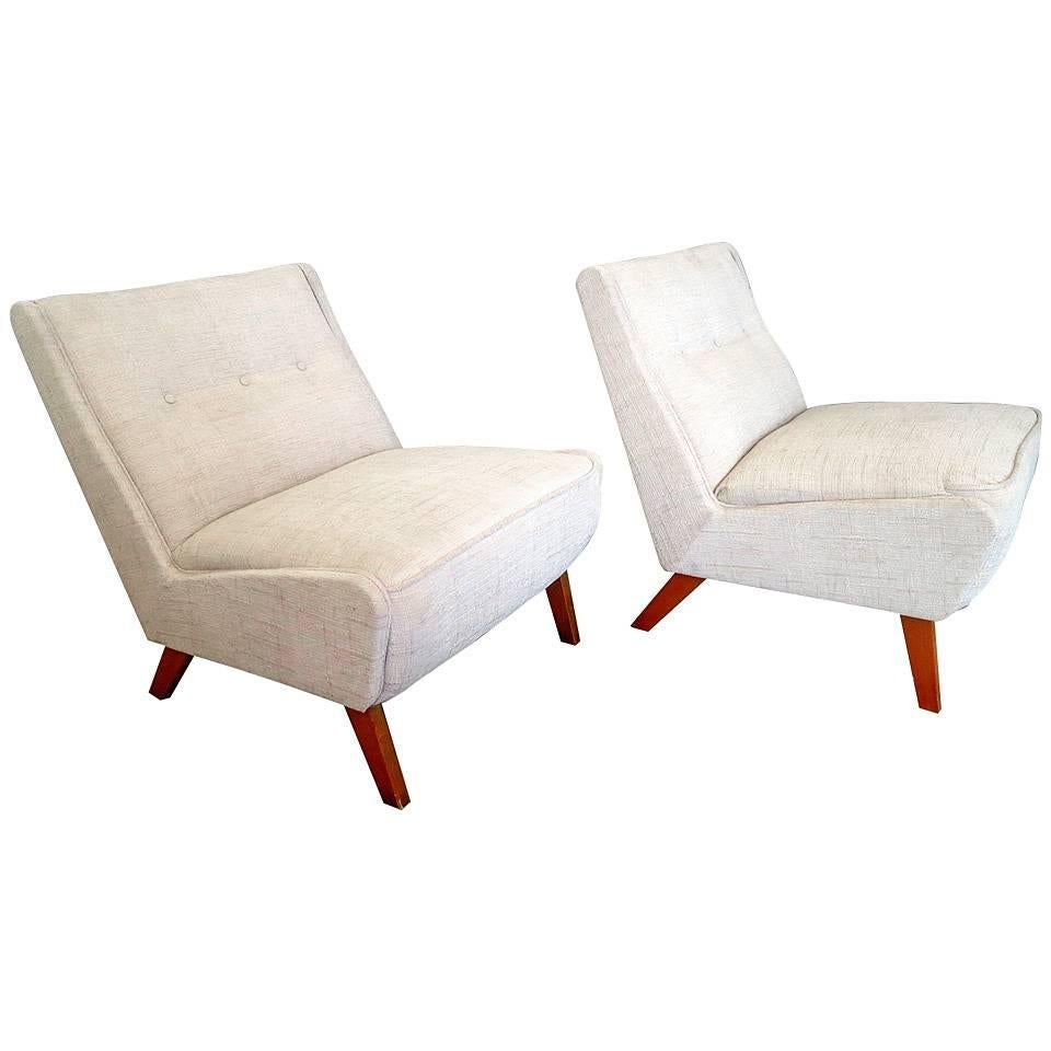 Pair of Occasional Chairs by Ernest Race