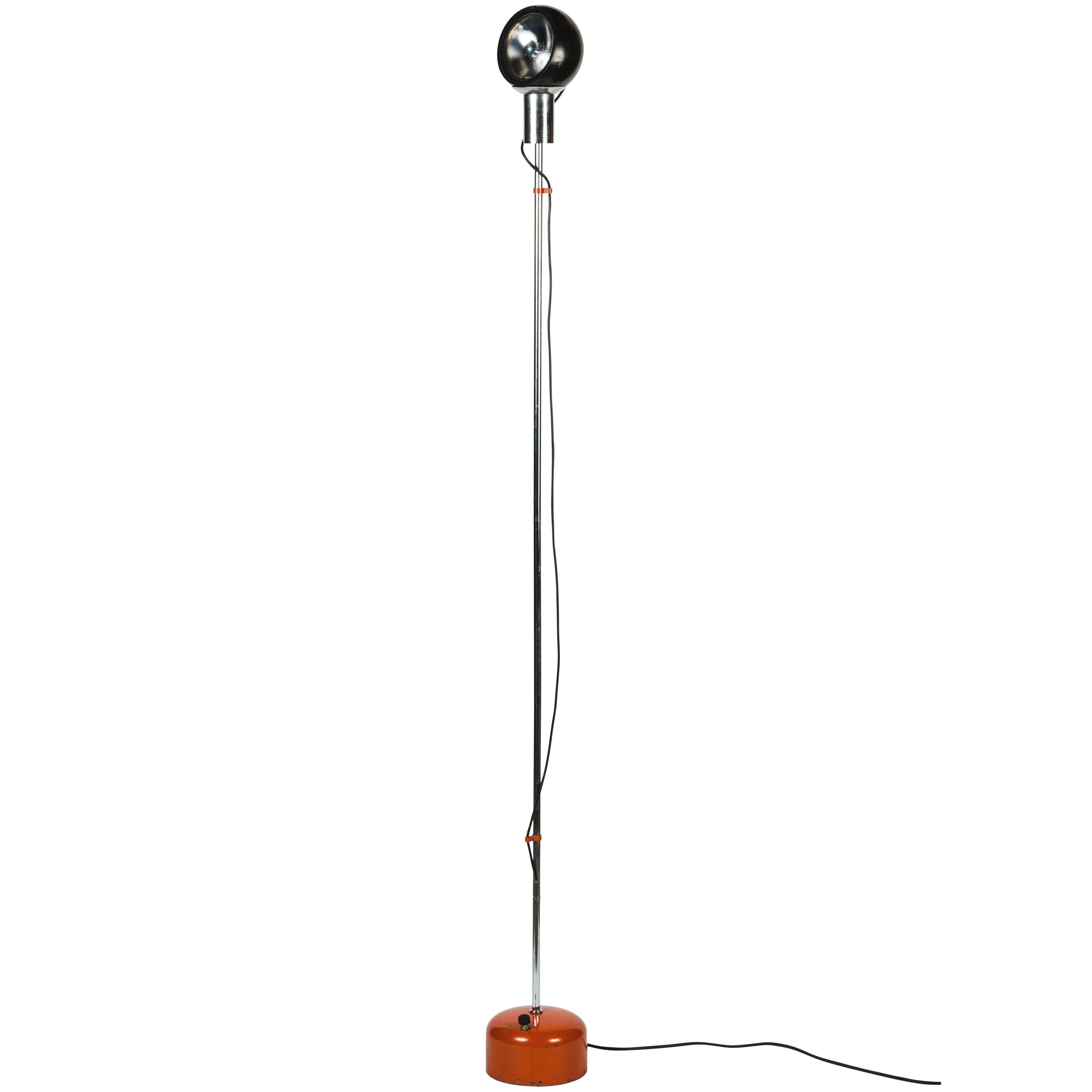 Metal and Chrome Floor Lamp by Arredoluce