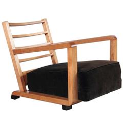 Streamline Vintage Art Deco Club Chair in Manner of KEM Weber 4